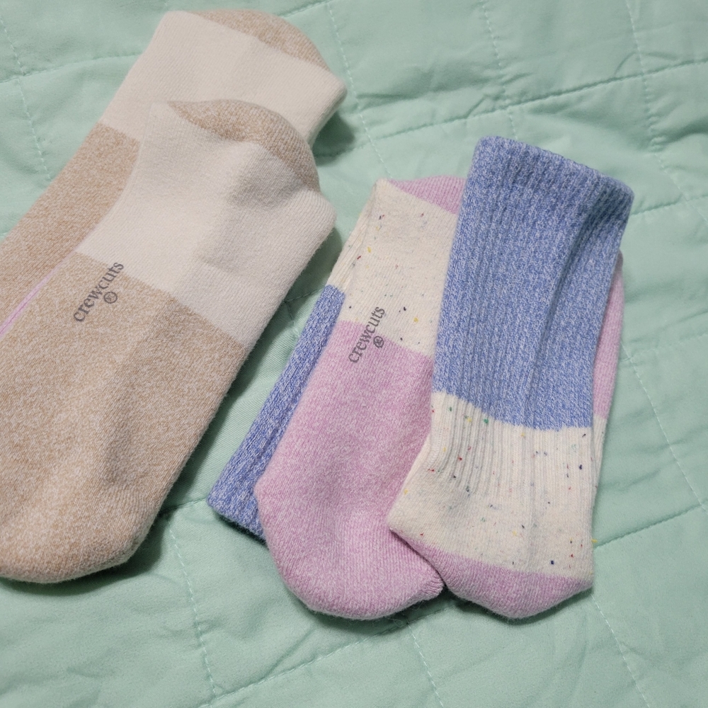 J Crew Kids Trouser Crew Socks